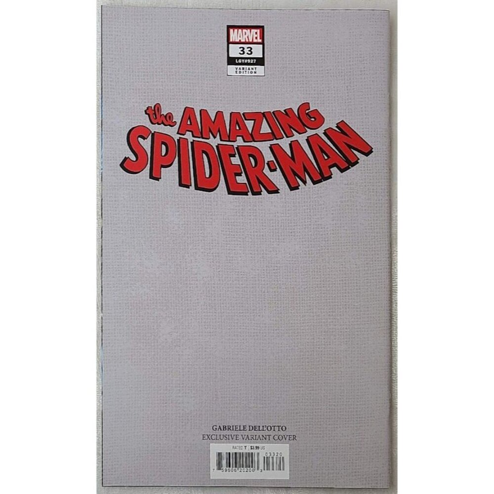 Amazing Spider-Man 33 Marvel Comics 2023 NM 9.4 Gabriele Dell'Otto Variant - Picture 2 of 15